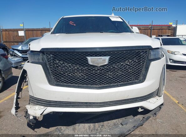 1GYS4GKL2MR368382 2021 CADILLAC ESCALADE White ხელსაწყოთა პანელის ხედი