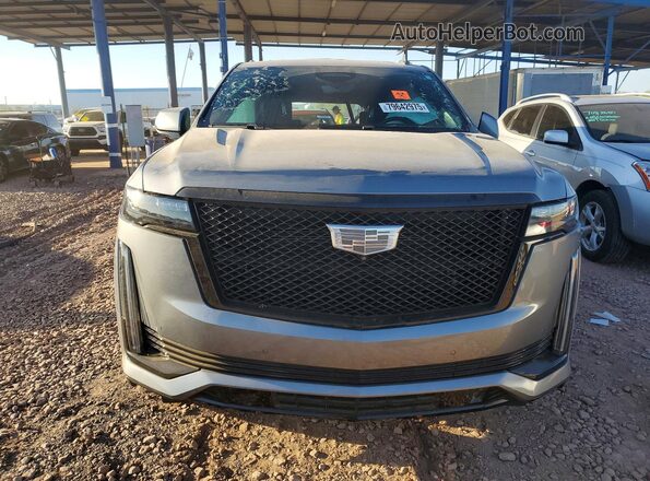 1GYS4GKL2MR386722 2021 CADILLAC ESCALADE Gray Вид спереду