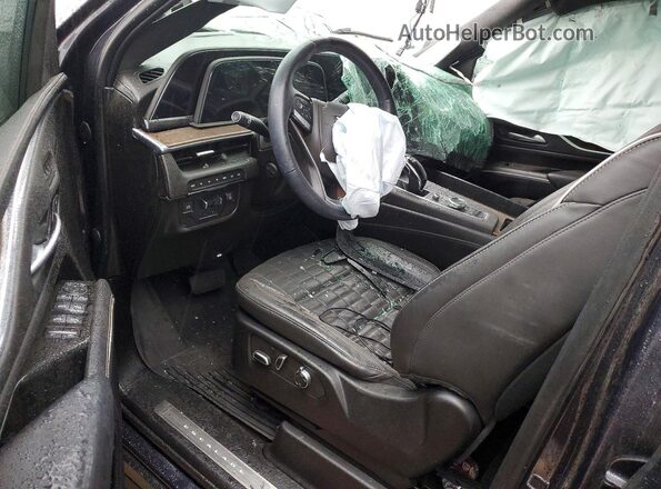 1GYS4GKL6PR459854 2023 CADILLAC ESCALADE Black Widok deski rozdzielczej