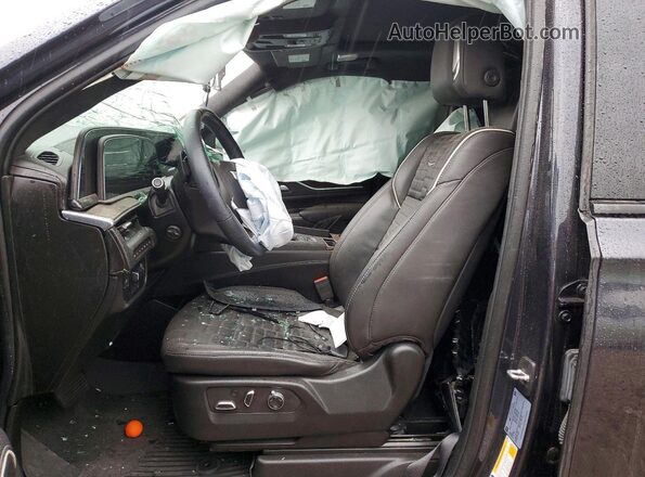 1GYS4GKL6PR459854 2023 CADILLAC ESCALADE Black Widok wnętrza z przodu