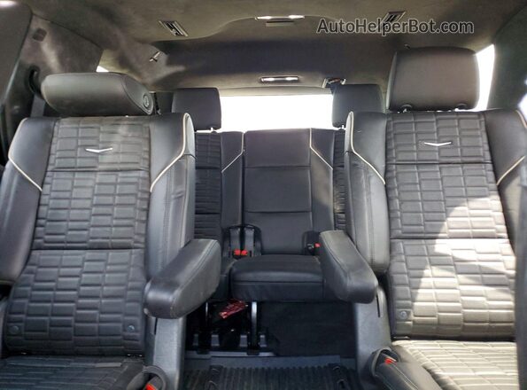 1GYS4GKL6PR459854 2023 CADILLAC ESCALADE Black Հետևի նստատեղերի տեսք