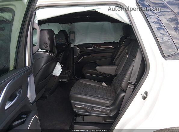 1GYS4GKLXPR492520 2023 CADILLAC ESCALADE Белый Вид наклейки с VIN-кодом