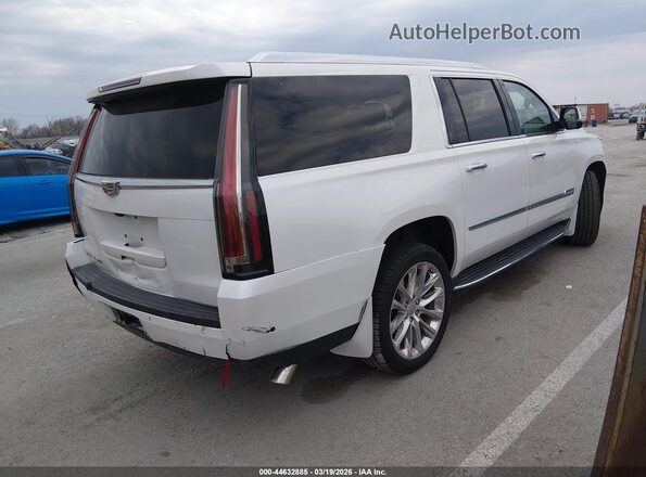 1GYS4JKJ7JR281813 2018 CADILLAC ESCALADE Белый Задняя правая четверть
