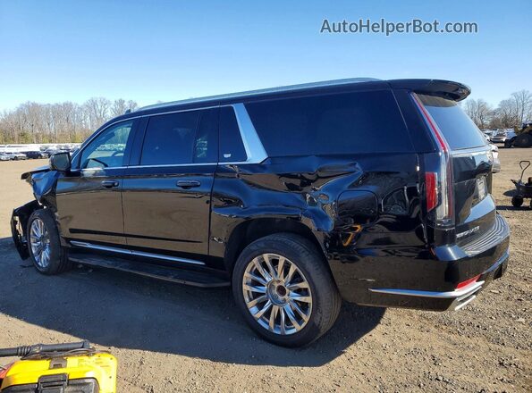 1GYS4JKL3NR133858 2022 CADILLAC ESCALADE Black Հետևի ձախ