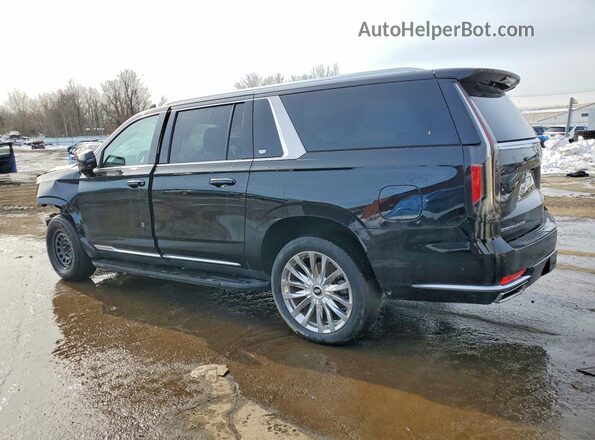 1GYS4KKL2NR220446 2022 CADILLAC ESCALADE Черный Задняя левая четверть