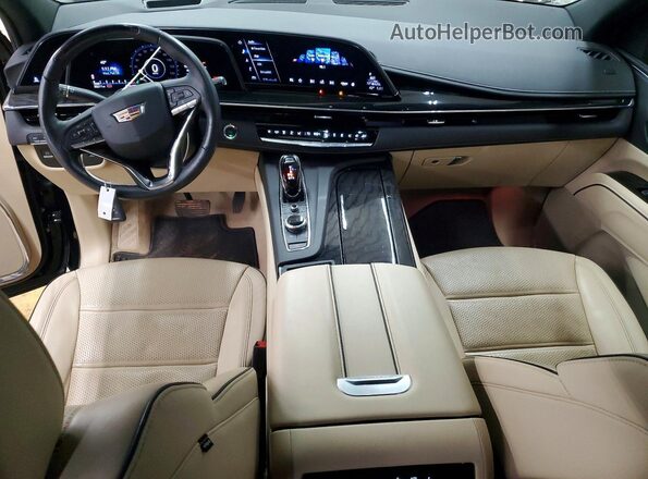 1GYS4KKL5PR559818 2023 CADILLAC ESCALADE Black Առջևի վահանակի տեսք