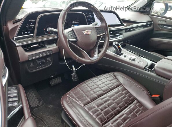1GYS4MKL7MR463535 2021 CADILLAC ESCALADE Black Առջևի վահանակի տեսք