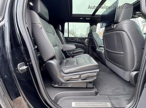 1GYS4PKL4MR390707 2021 CADILLAC ESCALADE Черный Вид сзади
