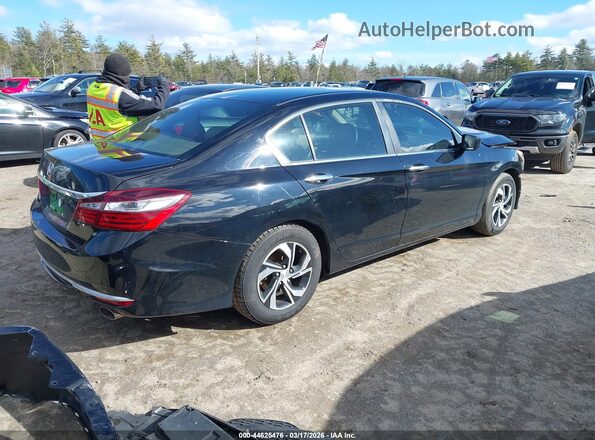 1HGCR2F30GA022053 2016 HONDA ACCORD Черный Задняя правая четверть