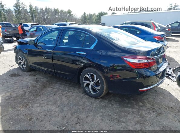 1HGCR2F30GA022053 2016 HONDA ACCORD Черный Задняя левая четверть