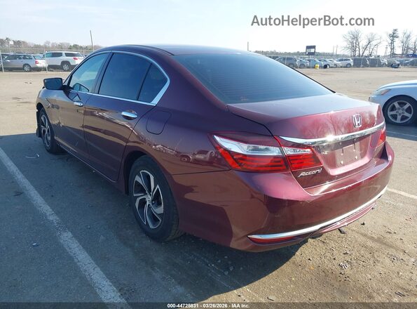 1HGCR2F30HA017663 2017 HONDA ACCORD Red Tył lewy