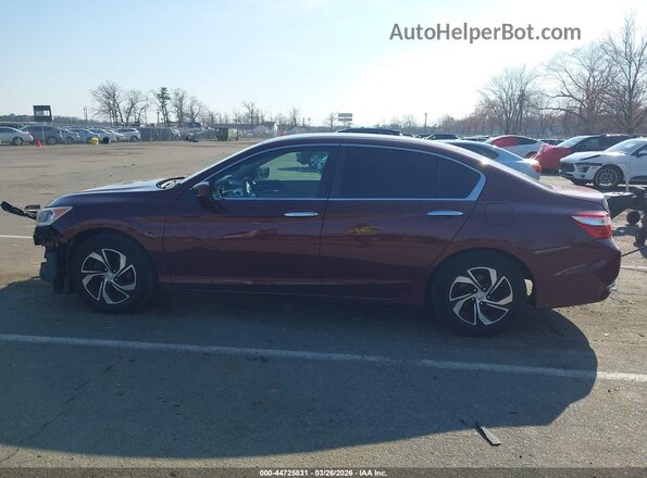 1HGCR2F30HA017663 2017 HONDA ACCORD Red Widok wnętrza 360 stopni