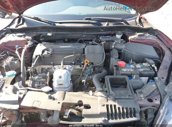1HGCR2F30HA017663 2017 HONDA ACCORD Red Widok z tyłu