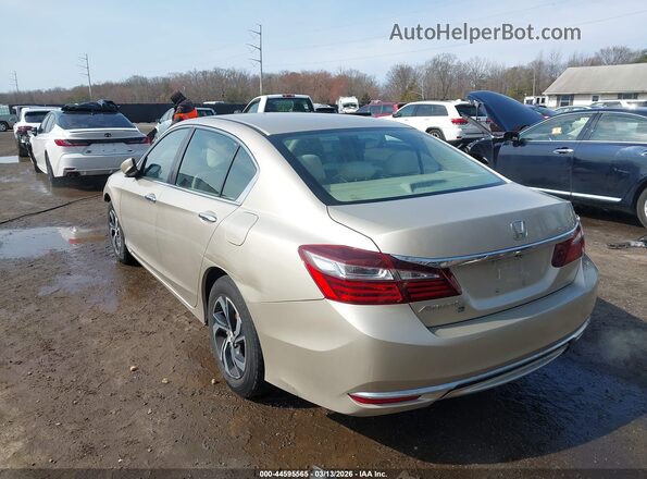 1HGCR2F32GA191023 2016 HONDA ACCORD Beige Trasero izquierdo