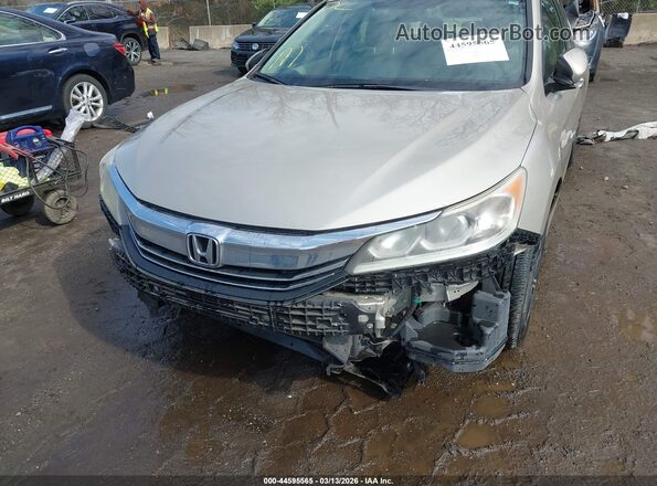 1HGCR2F32GA191023 2016 HONDA ACCORD Beige Vista frontal