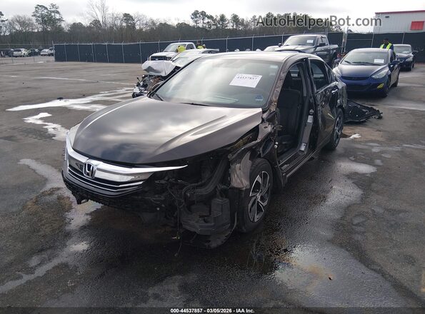 1HGCR2F35GA080711 2016 HONDA ACCORD Brown Передня ліва чверть