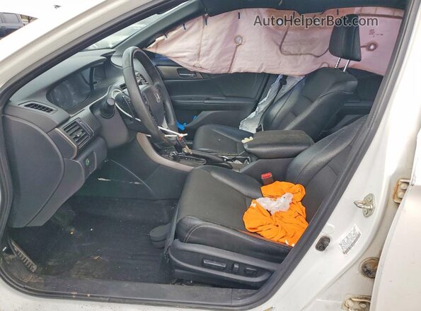 1HGCR2F52GA123693 2016 HONDA ACCORD White წინა სალონის ხედი
