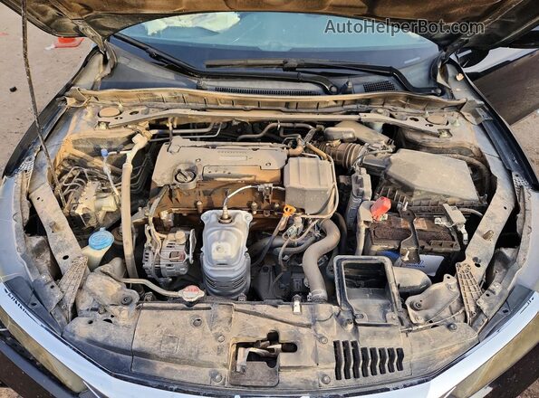 1HGCR2F52HA303676 2017 HONDA ACCORD Black უკანა სალონის ხედი