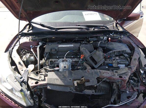 1HGCR2F57GA022973 2016 HONDA ACCORD Burgundy 