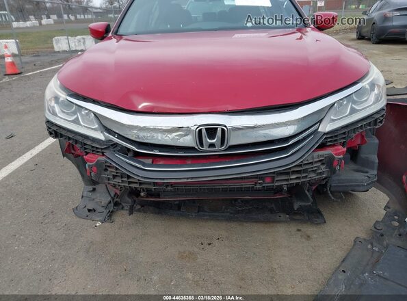 1HGCR2F58HA277536 2017 HONDA ACCORD Red წინა ხედი