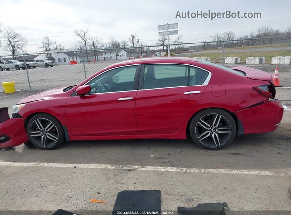 1HGCR2F58HA277536 2017 HONDA ACCORD Red სალონის 360-გრადუსიანი ხედი
