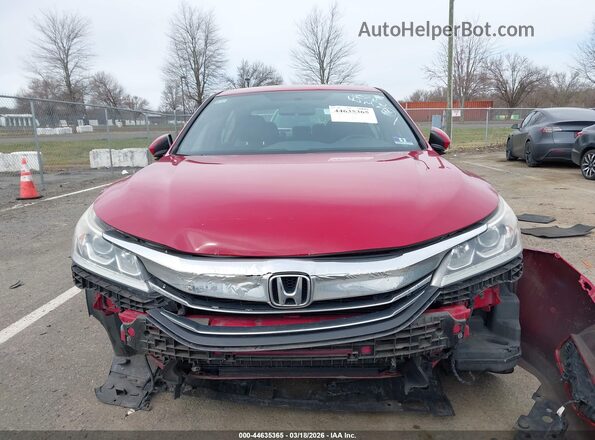 1HGCR2F58HA277536 2017 HONDA ACCORD Red ხელსაწყოთა პანელის ხედი