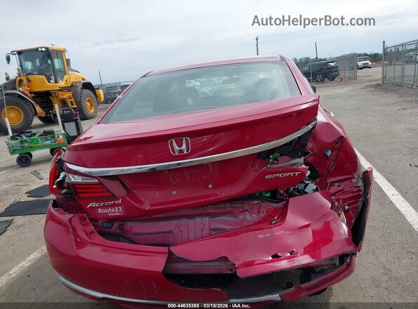 1HGCR2F58HA277536 2017 HONDA ACCORD Red 