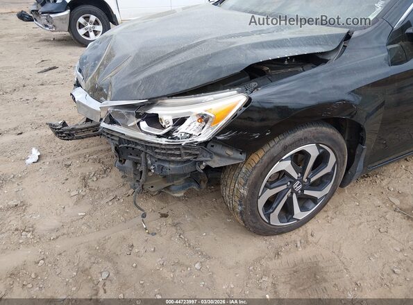 1HGCR2F83GA025265 2016 HONDA ACCORD Черный Вид спереди