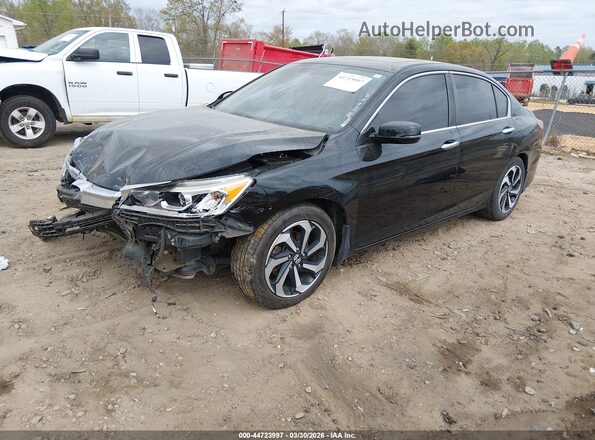 1HGCR2F83GA025265 2016 HONDA ACCORD Черный Передняя левая четверть