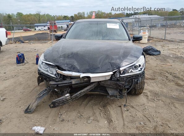 1HGCR2F83GA025265 2016 HONDA ACCORD Черный Вид задней части салона