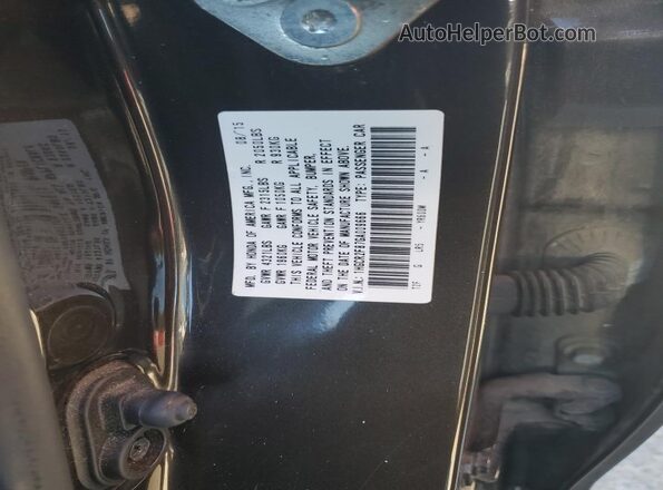 1HGCR2F87GA009666 2016 HONDA ACCORD Коричневый Вид подкапотного пространства