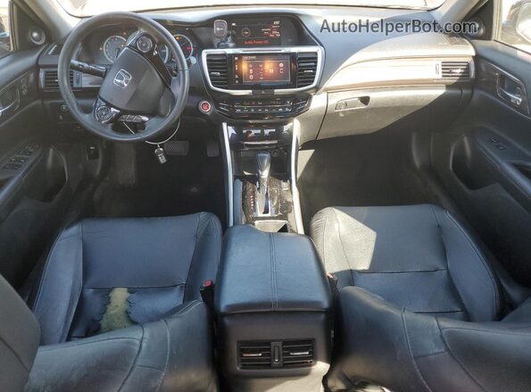1HGCR2F87GA009666 2016 HONDA ACCORD Коричневый Вид панели приборов