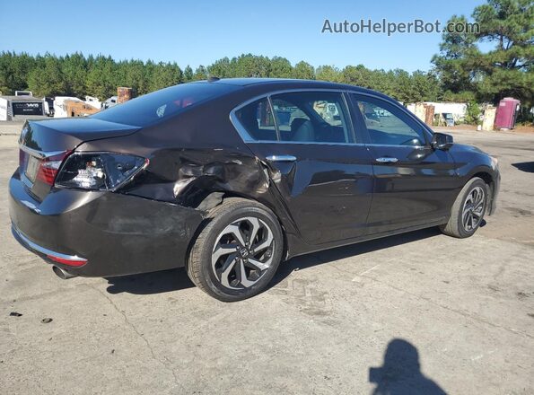 1HGCR2F87GA009666 2016 HONDA ACCORD Коричневый Задняя правая четверть