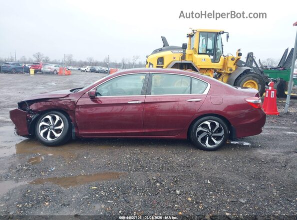 1HGCR2F87GA072850 2016 HONDA ACCORD Бордовый 