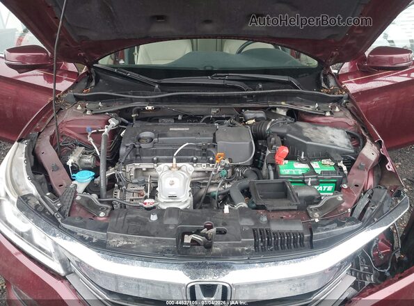 1HGCR2F87GA072850 2016 HONDA ACCORD Бордовый 