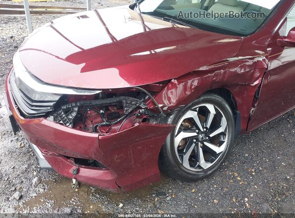 1HGCR2F87GA072850 2016 HONDA ACCORD Бордовый 