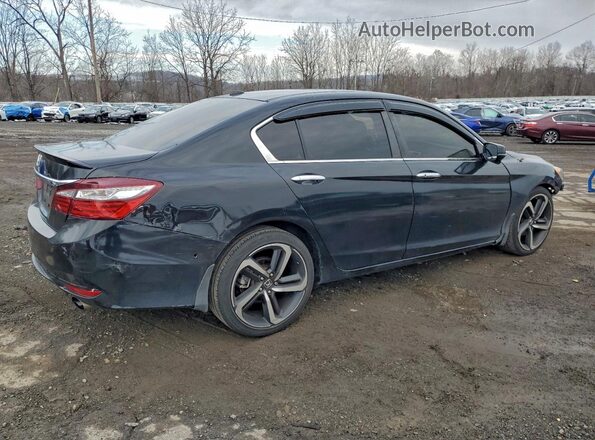 1HGCR2F87GA091575 2016 HONDA ACCORD Black Задня права чверть