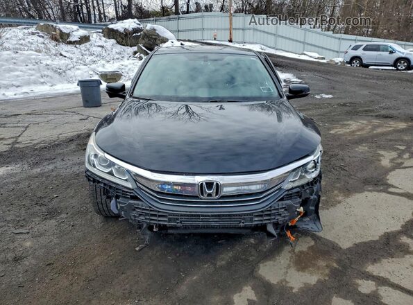1HGCR2F87GA091575 2016 HONDA ACCORD Black Вид спереду