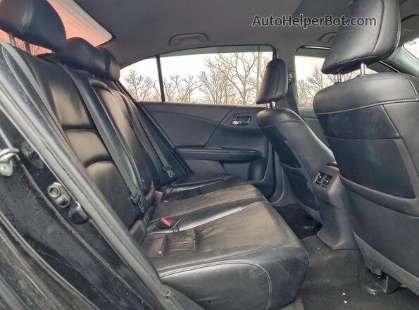 1HGCR2F87GA091575 2016 HONDA ACCORD Black Вид задніх сидінь