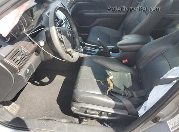 1HGCR2F87GA239448 2016 HONDA ACCORD Серебряный Вид салона спереди