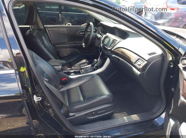 1HGCR3F03GA017943 2016 HONDA ACCORD Black Սալոնի դիմացի տեսք