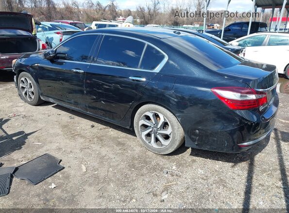 1HGCR3F03GA017943 2016 HONDA ACCORD Black Հետևի ձախ