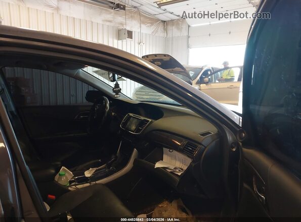 1HGCR3F81HA032240 2017 HONDA ACCORD Gray Սալոնի դիմացի տեսք