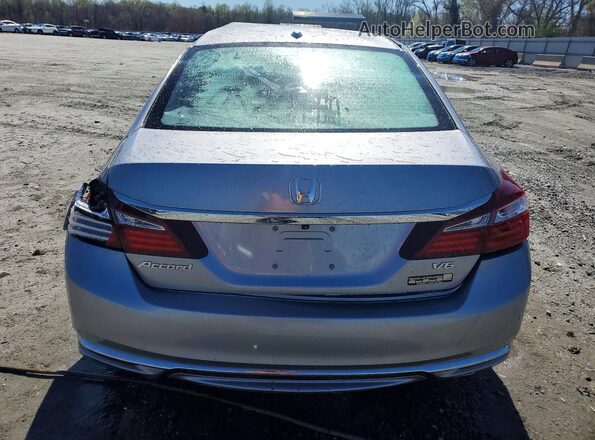 1HGCR3F85GA015326 2016 HONDA ACCORD Silver Հետևի տեսք