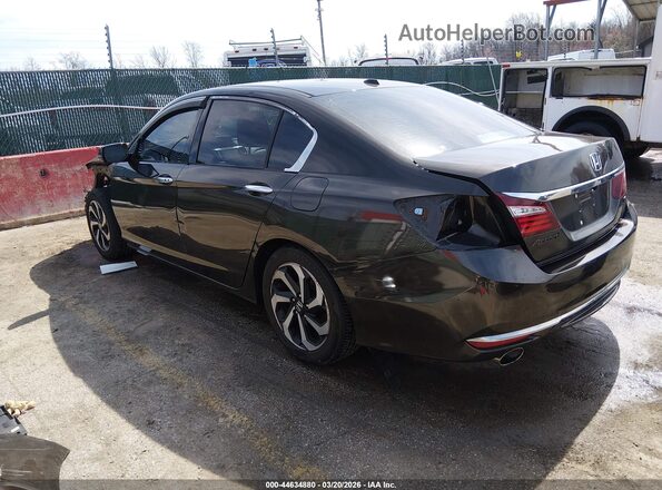 1HGCR3F88GA034226 2016 HONDA ACCORD Black Tył lewy