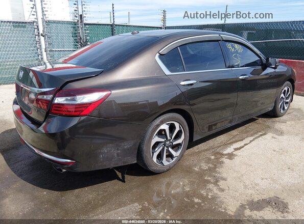 1HGCR3F88GA034226 2016 HONDA ACCORD Black Tył prawy