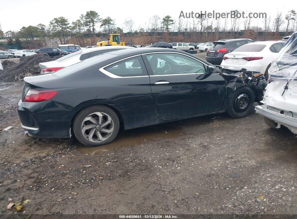 1HGCT1B35GA007498 2016 HONDA ACCORD Black Вид задньої частини салону