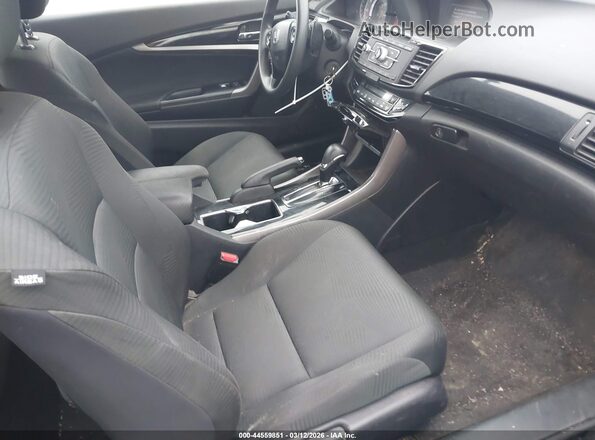 1HGCT1B35GA007498 2016 HONDA ACCORD Black Вид салону спереду
