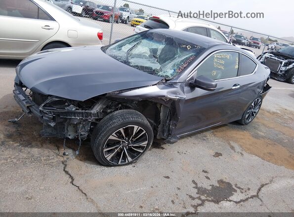 1HGCT1B82GA002383 2016 HONDA ACCORD Gray Vista tres cuartos delantera izquierda