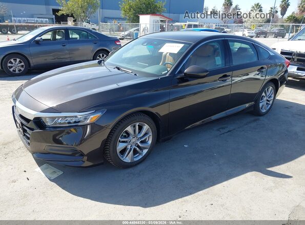 1HGCV1F10JA018824 2018 HONDA ACCORD Коричневый Передняя левая четверть